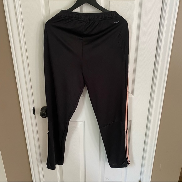 Adidas Black and Pink xl Track Pants climacool zipper bottom - Picture 7 of 15